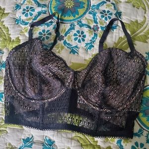 NWOT NearlyNude Longline Demi & Hipster set
